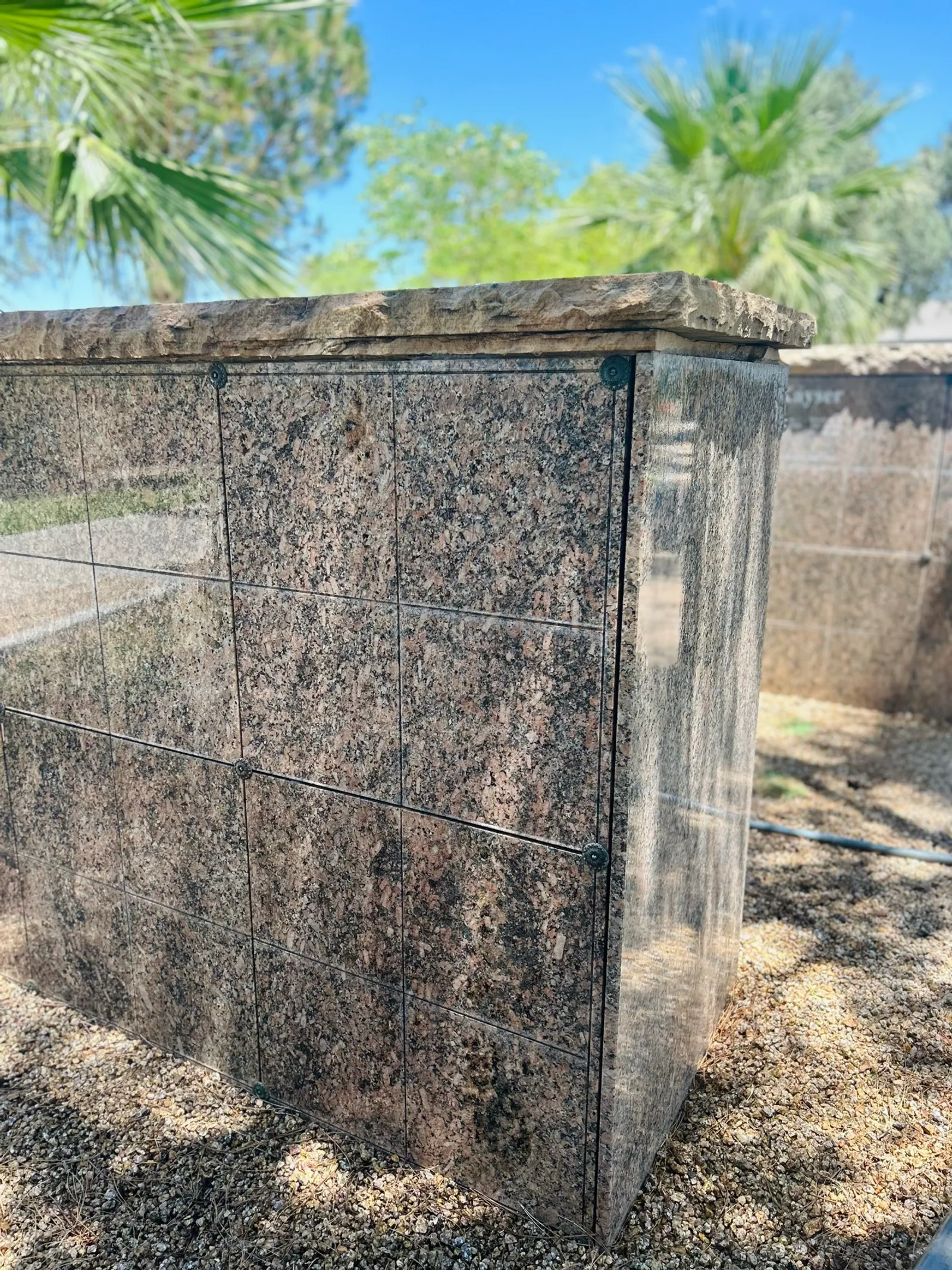 Columbarium wall